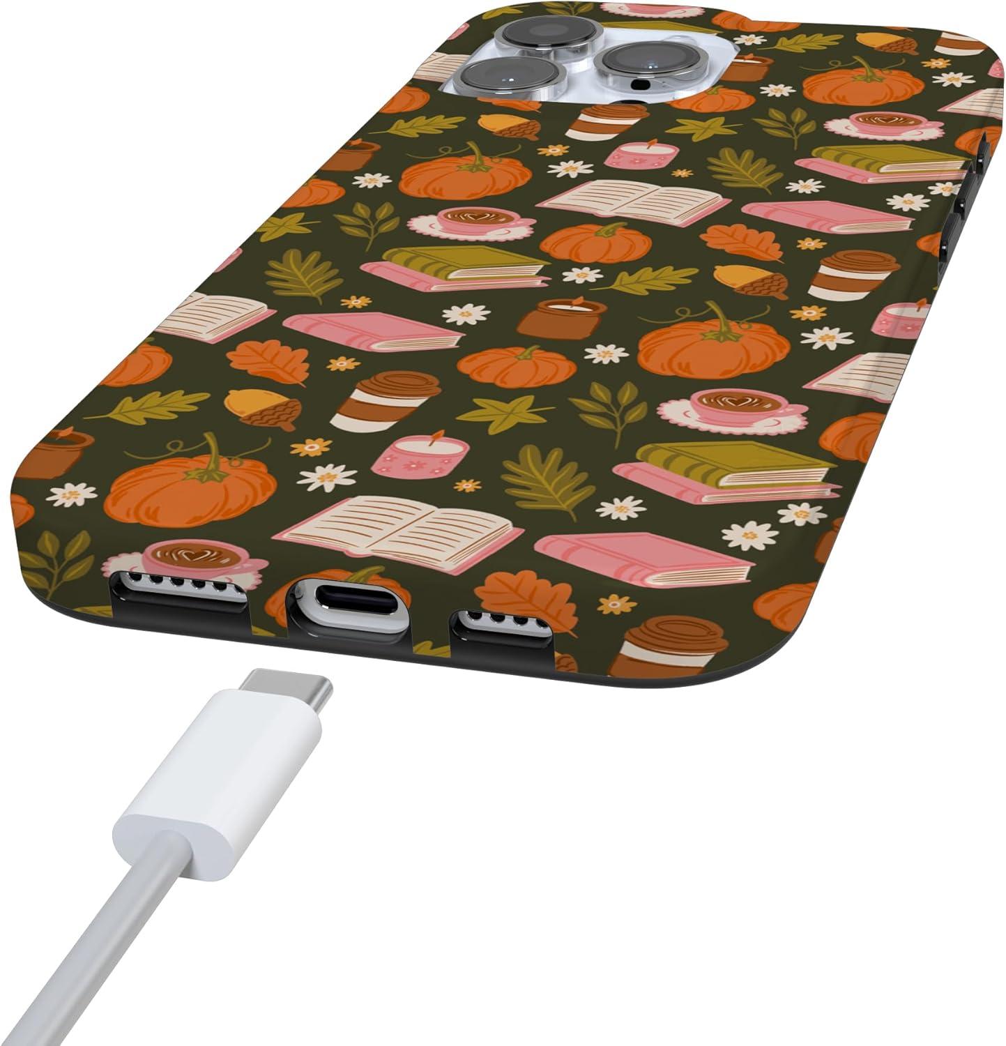 imageCasely iPhone 16 Pro Case  Glitter Mystic Moss  Green Enchanted Shimmer  Compatible with MagSafe  Classic UltraSlim Case DesignSmall Town Magic  Fall Faves