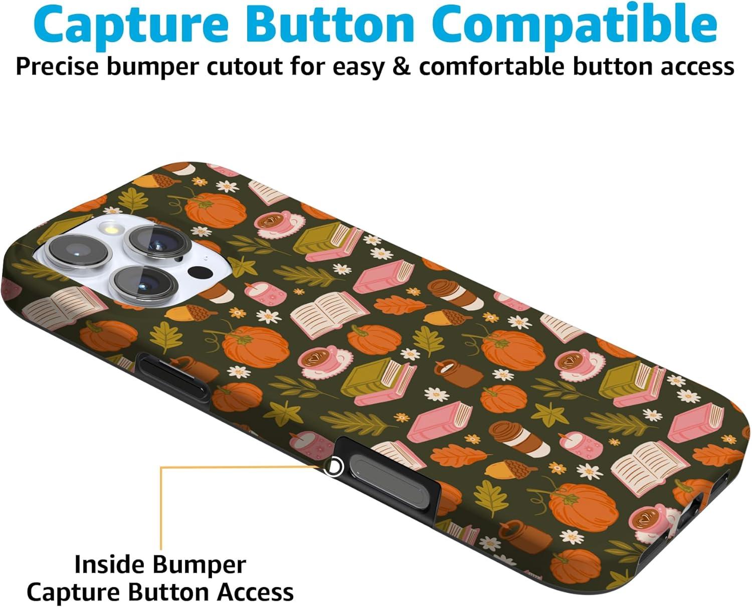 imageCasely iPhone 16 Pro Case  Glitter Mystic Moss  Green Enchanted Shimmer  Compatible with MagSafe  Classic UltraSlim Case DesignSmall Town Magic  Fall Faves