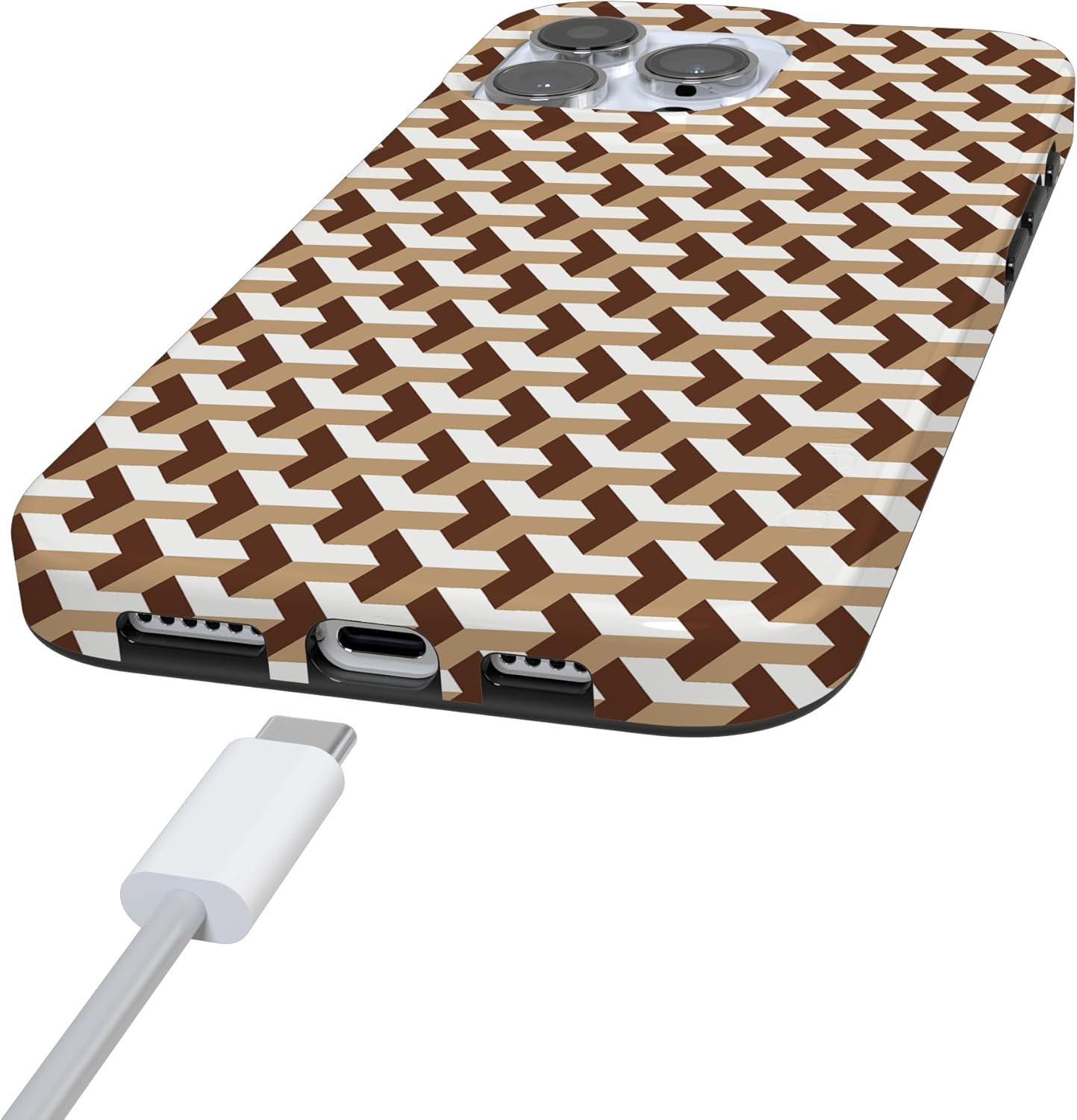 imageCasely iPhone 16 Pro Case  Glitter Mystic Moss  Green Enchanted Shimmer  Compatible with MagSafe  Classic UltraSlim Case DesignStep It Up  Abstract Geo