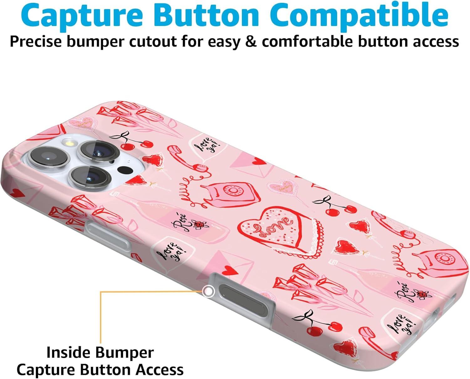 imageCasely iPhone 16 Pro Case  Glitter Mystic Moss  Green Enchanted Shimmer  Compatible with MagSafe  Classic UltraSlim Case DesignThats Amore  Valentines