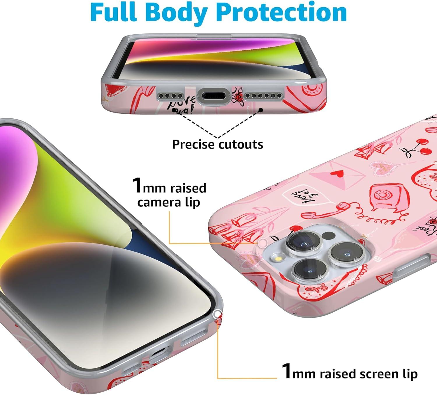 imageCasely iPhone 16 Pro Case  Glitter Mystic Moss  Green Enchanted Shimmer  Compatible with MagSafe  Classic UltraSlim Case DesignThats Amore  Valentines