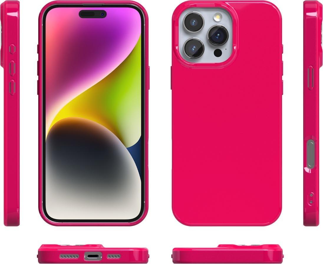 imageCasely iPhone 16 Pro Case  Glitter Mystic Moss  Green Enchanted Shimmer  Compatible with MagSafe  Classic UltraSlim Case DesignThink Pink