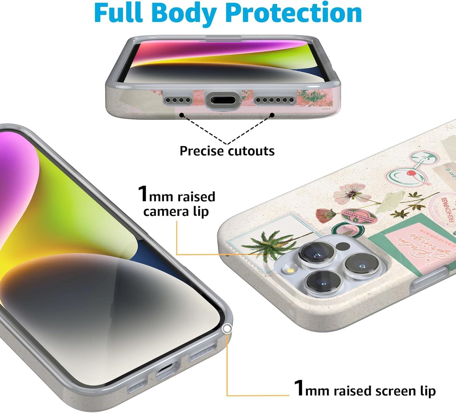 imageCasely iPhone 16 Pro Case  Glitter Mystic Moss  Green Enchanted Shimmer  Compatible with MagSafe  Classic UltraSlim Case DesignVintage Vacay  FashionPass x Casely