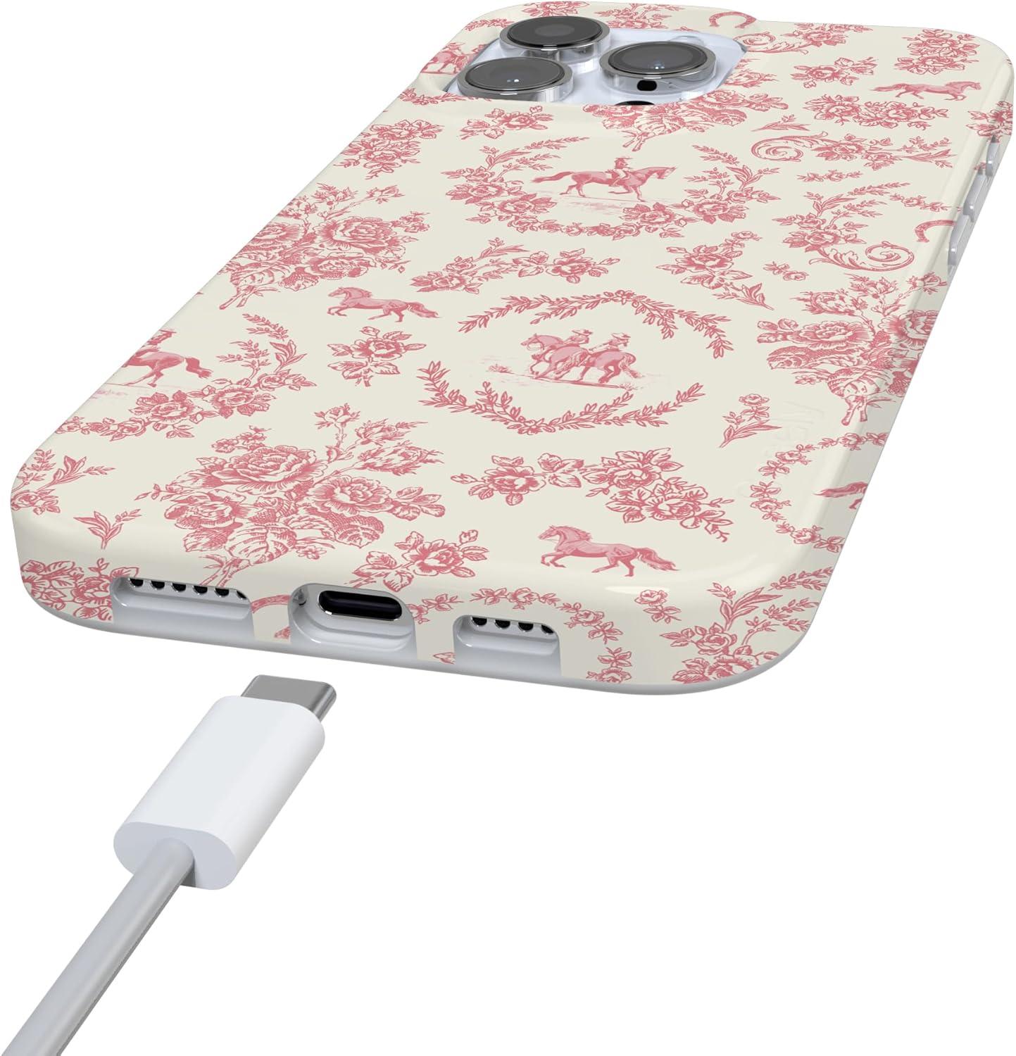 imageCasely iPhone 16 Pro Case  Glitter Mystic Moss  Green Enchanted Shimmer  Compatible with MagSafe  Classic UltraSlim Case DesignWestern Bloom  Jenna Palek x Casely