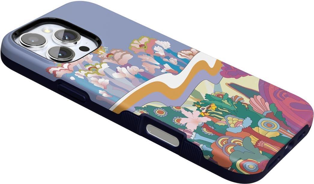 imageCasely iPhone 16 Pro Case  Ride The Wave  Pastel Rainbow Lined  Compatible with MagSafe  Bold Protective DesignBeneath the Waves