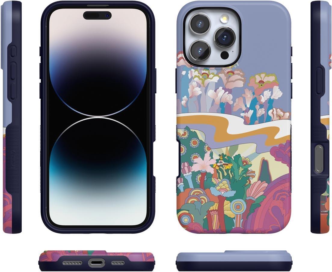 imageCasely iPhone 16 Pro Case  Ride The Wave  Pastel Rainbow Lined  Compatible with MagSafe  Bold Protective DesignBeneath the Waves