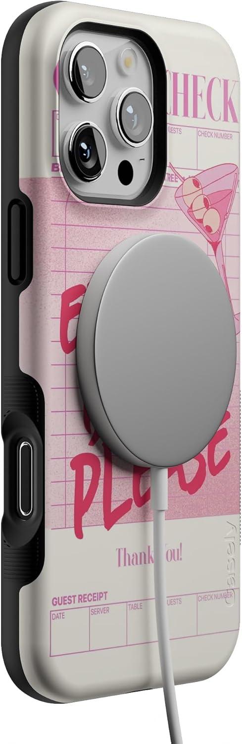 imageCasely iPhone 16 Pro Case  Ride The Wave  Pastel Rainbow Lined  Compatible with MagSafe  Bold Protective DesignExtra Dirty Please  Fun on Weekdays