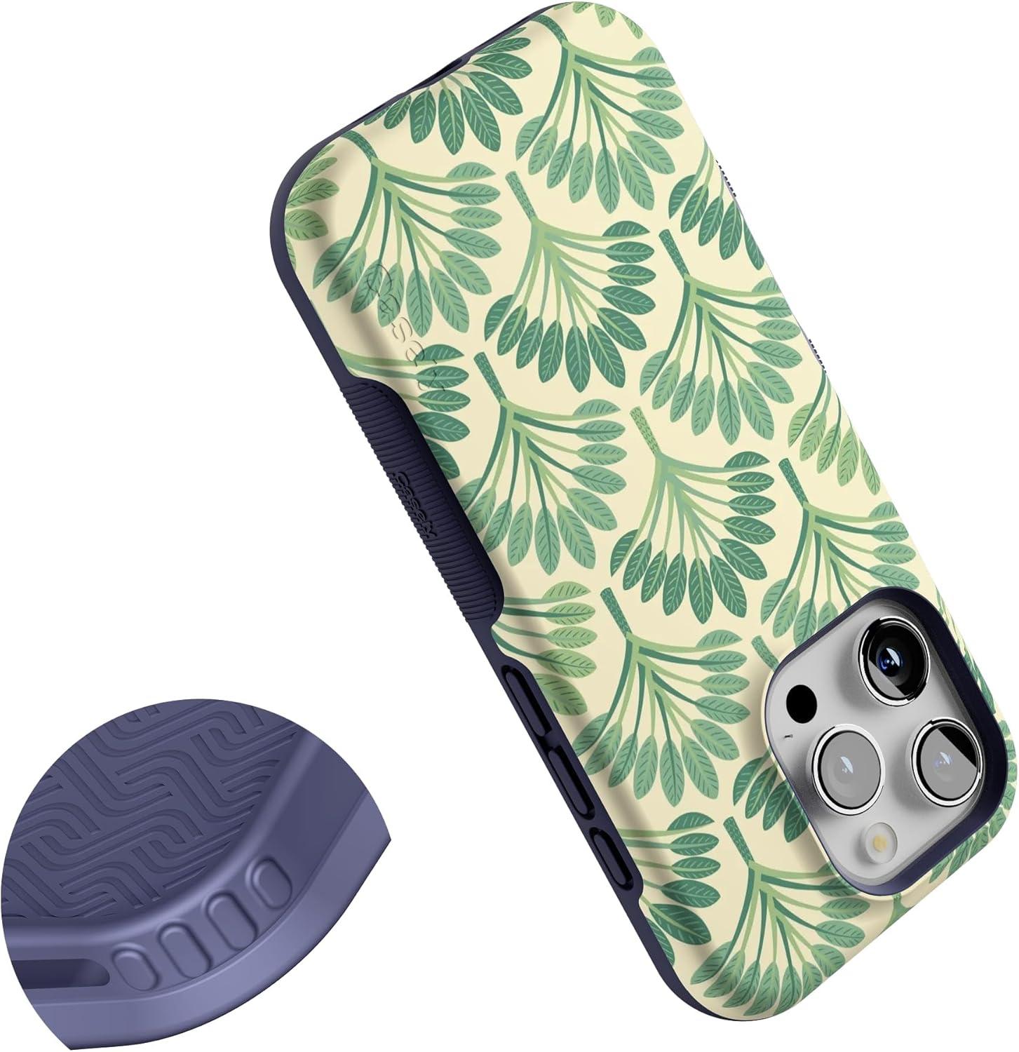 imageCasely iPhone 16 Pro Case  Ride The Wave  Pastel Rainbow Lined  Compatible with MagSafe  Bold Protective DesignPalm Beach  Palm Royale