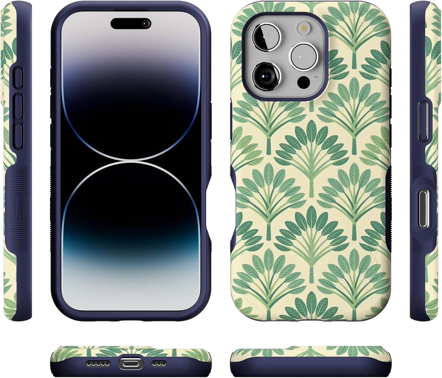 imageCasely iPhone 16 Pro Case  Ride The Wave  Pastel Rainbow Lined  Compatible with MagSafe  Bold Protective DesignPalm Beach  Palm Royale