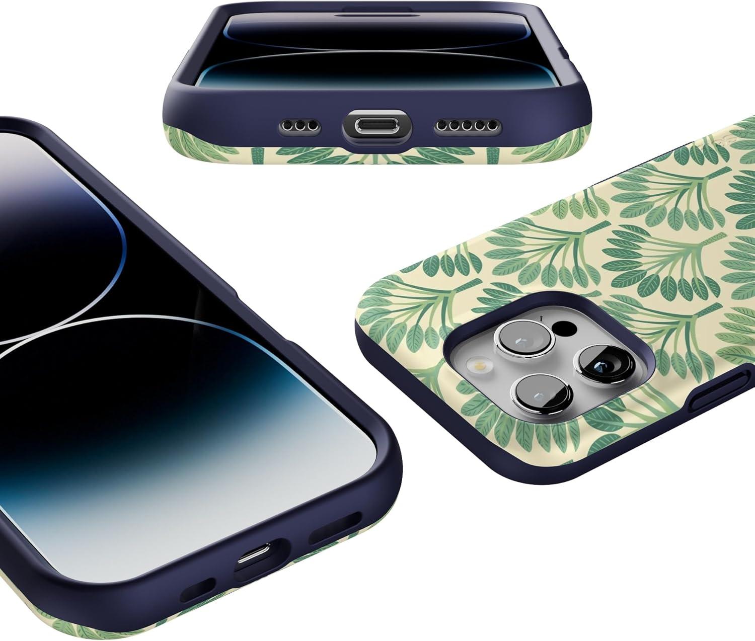 imageCasely iPhone 16 Pro Case  Ride The Wave  Pastel Rainbow Lined  Compatible with MagSafe  Bold Protective DesignPalm Beach  Palm Royale