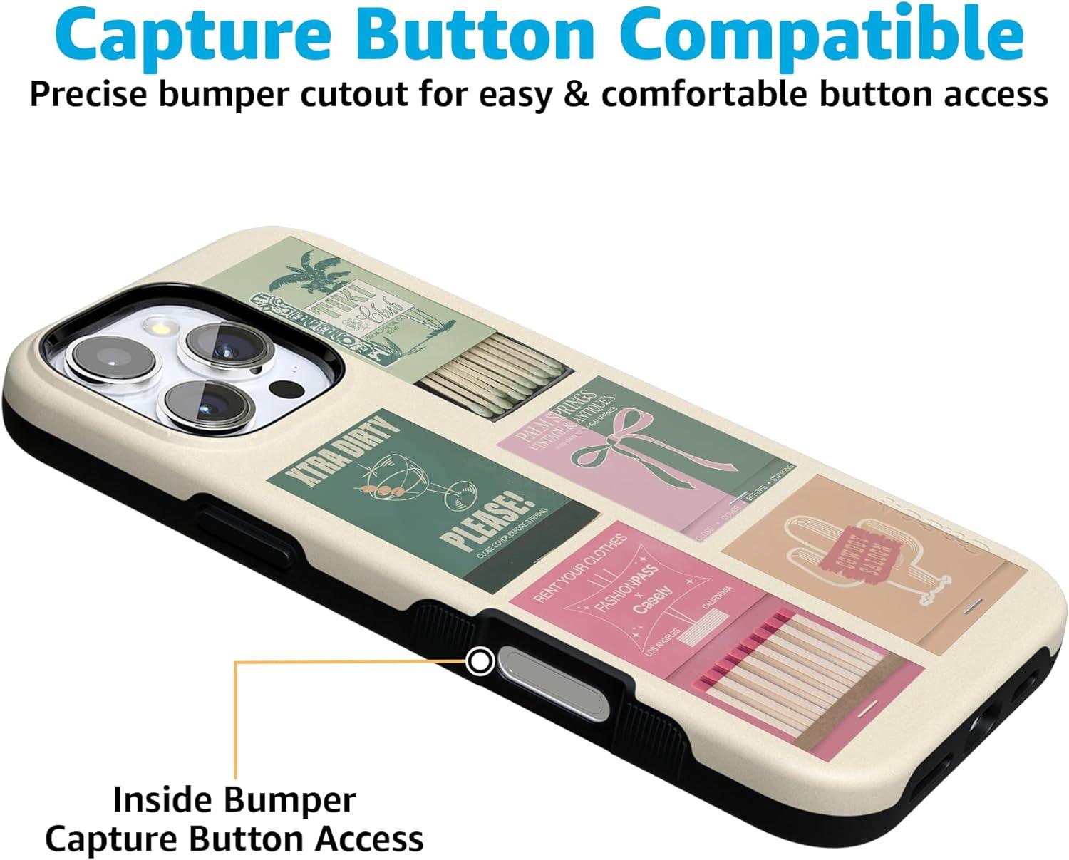 imageCasely iPhone 16 Pro Case  Ride The Wave  Pastel Rainbow Lined  Compatible with MagSafe  Bold Protective DesignPerfect Match  FashionPass