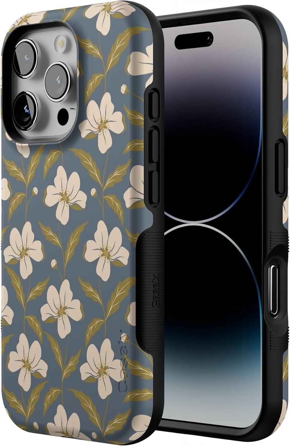 imageCasely iPhone 16 Pro Case  Ride The Wave  Pastel Rainbow Lined  Compatible with MagSafe  Bold Protective DesignThe Boyfriend Collection  Leid Back