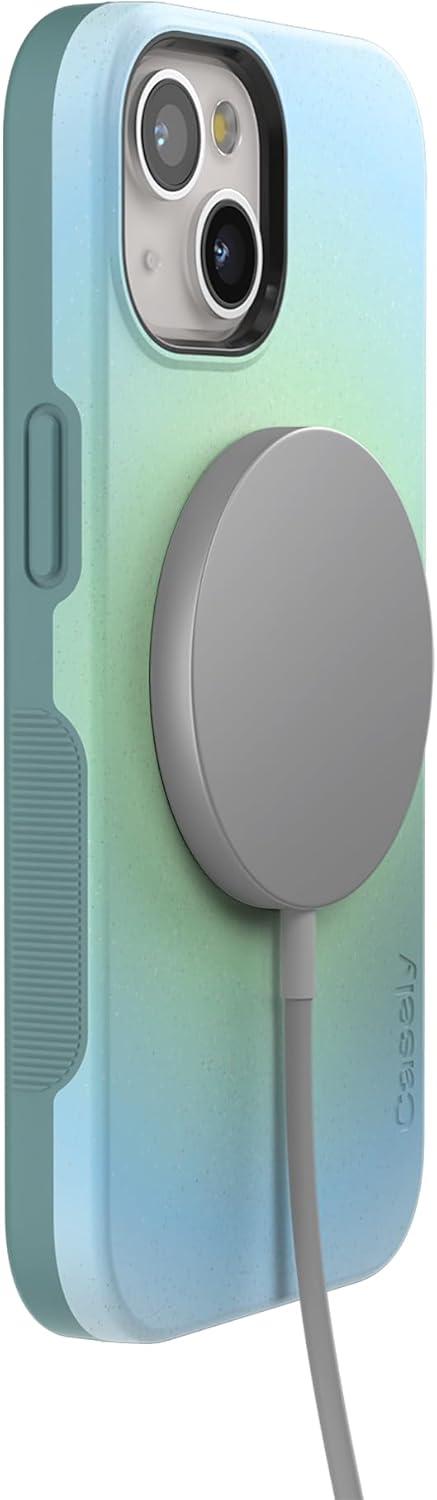 imageCasely iPhone 17 Air Case  Inner Glow  Green Aura  Compatible with MagSafe  Bold Protective DesignInner Glow  Green Aura