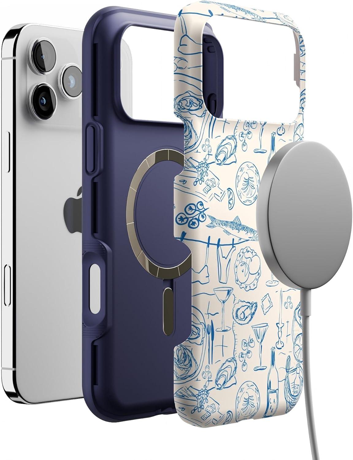 imageCasely iPhone 17 Pro Max Case  Be Mine  Tiny Hearts  Compatible with MagSafe  Bold Protective DesignAmalfi Aperitivo  Dolce Vita