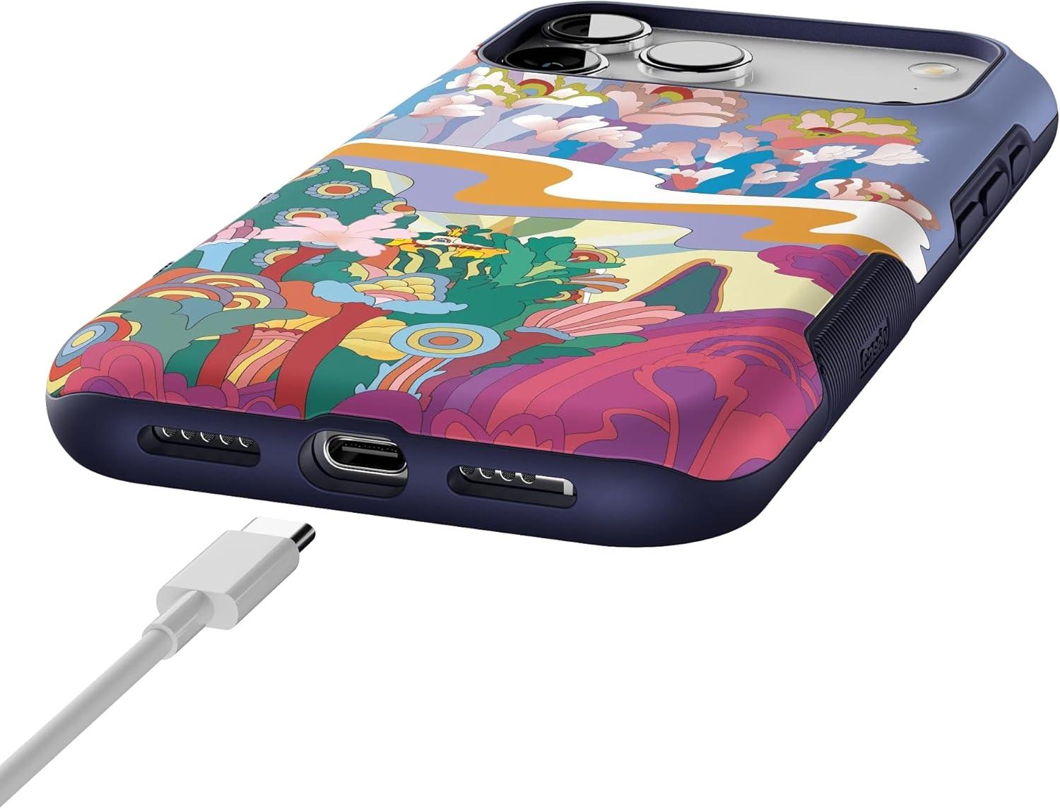 imageCasely iPhone 17 Pro Max Case  Be Mine  Tiny Hearts  Compatible with MagSafe  Bold Protective DesignBeneath the Waves  The Beatles Yellow Submarine