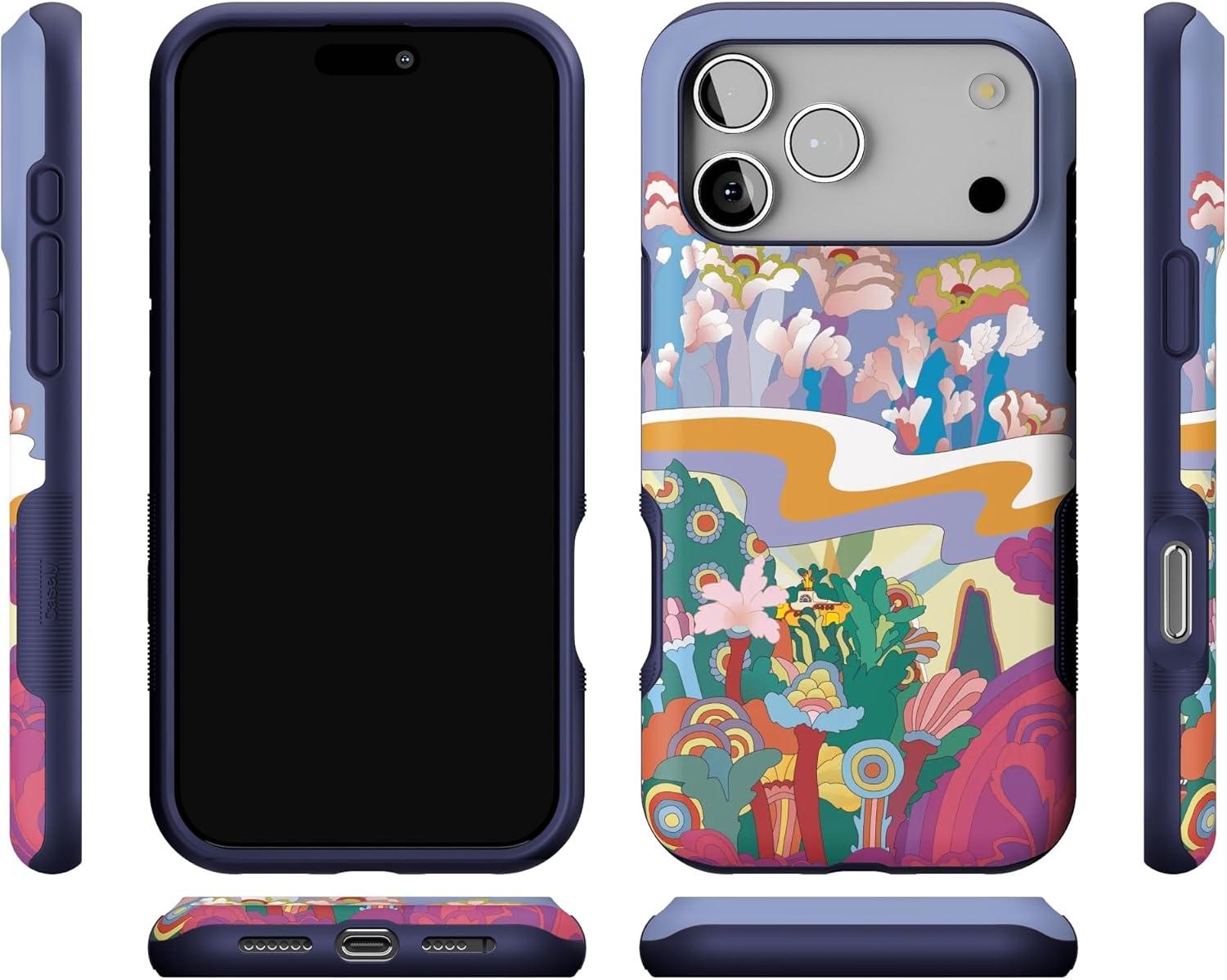 imageCasely iPhone 17 Pro Max Case  Be Mine  Tiny Hearts  Compatible with MagSafe  Bold Protective DesignBeneath the Waves  The Beatles Yellow Submarine