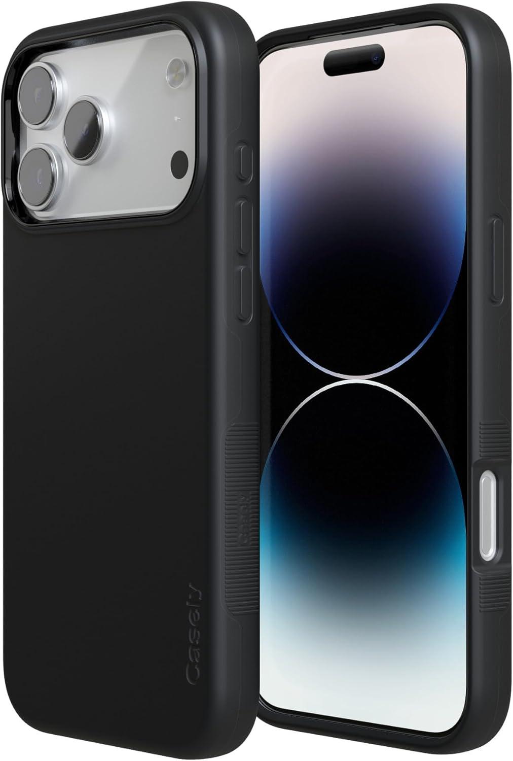 imageCasely iPhone 17 Pro Max Case  Be Mine  Tiny Hearts  Compatible with MagSafe  Bold Protective DesignBlack on Black