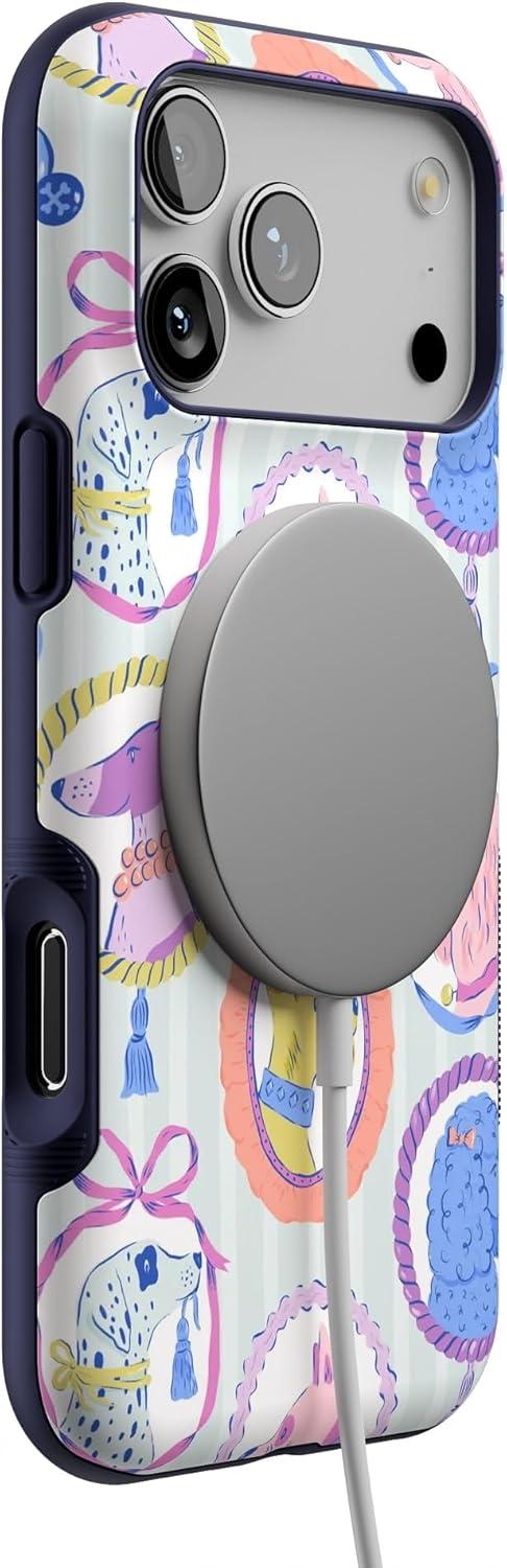 imageCasely iPhone 17 Pro Max Case  Be Mine  Tiny Hearts  Compatible with MagSafe  Bold Protective DesignChateau Pups  French Dog