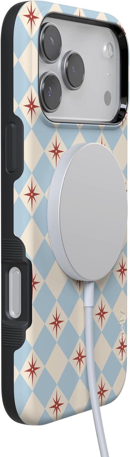 imageCasely iPhone 17 Pro Max Case  Be Mine  Tiny Hearts  Compatible with MagSafe  Bold Protective DesignChelsea Checker  Starlight Tiles