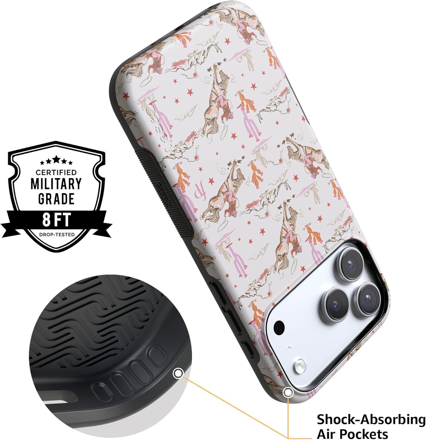 imageCasely iPhone 17 Pro Max Case  Be Mine  Tiny Hearts  Compatible with MagSafe  Bold Protective DesignCowgirl Canyon  FashionPass x Casely