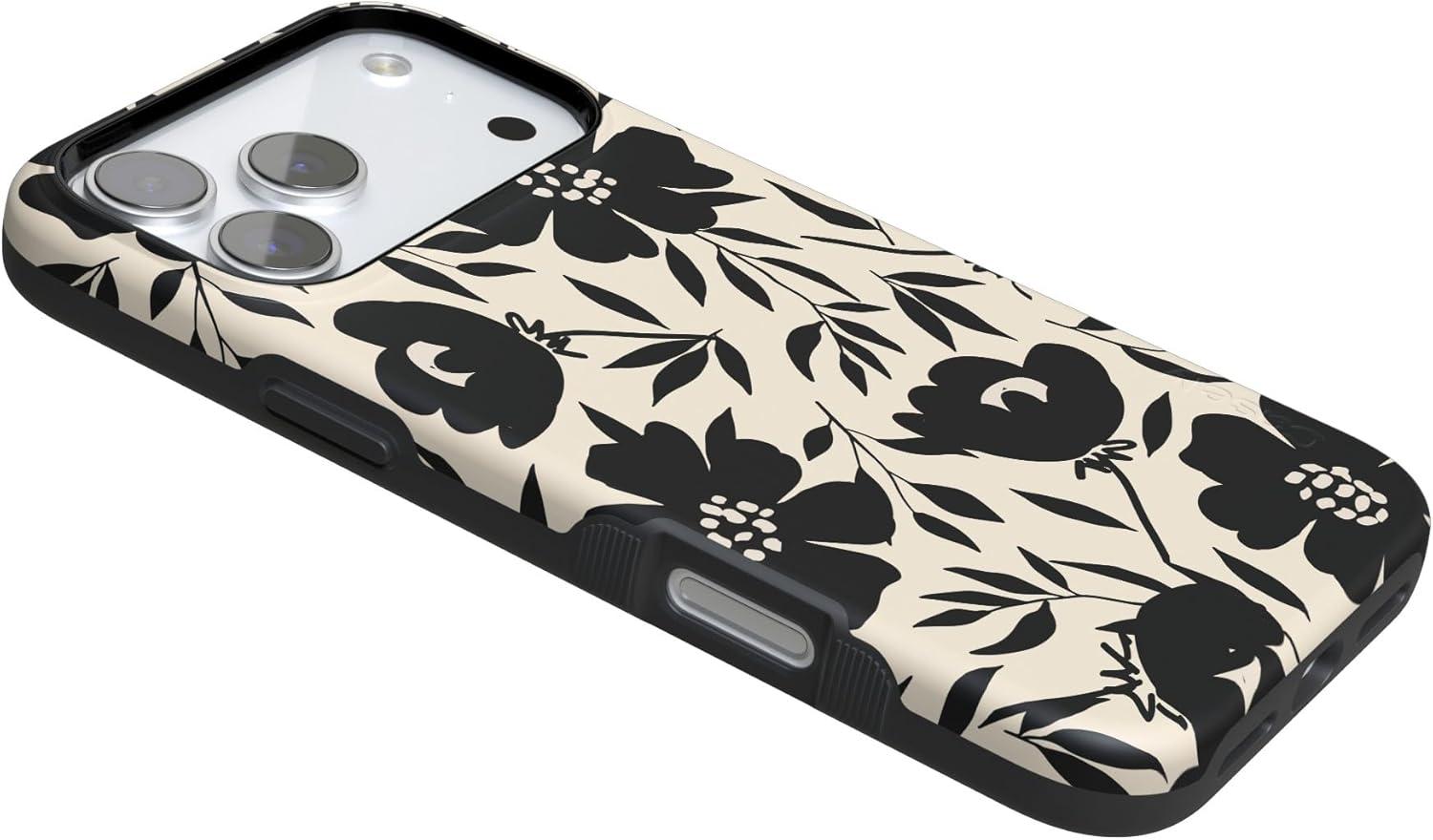 imageCasely iPhone 17 Pro Max Case  Be Mine  Tiny Hearts  Compatible with MagSafe  Bold Protective DesignDark Fantasy  Contrast Floral