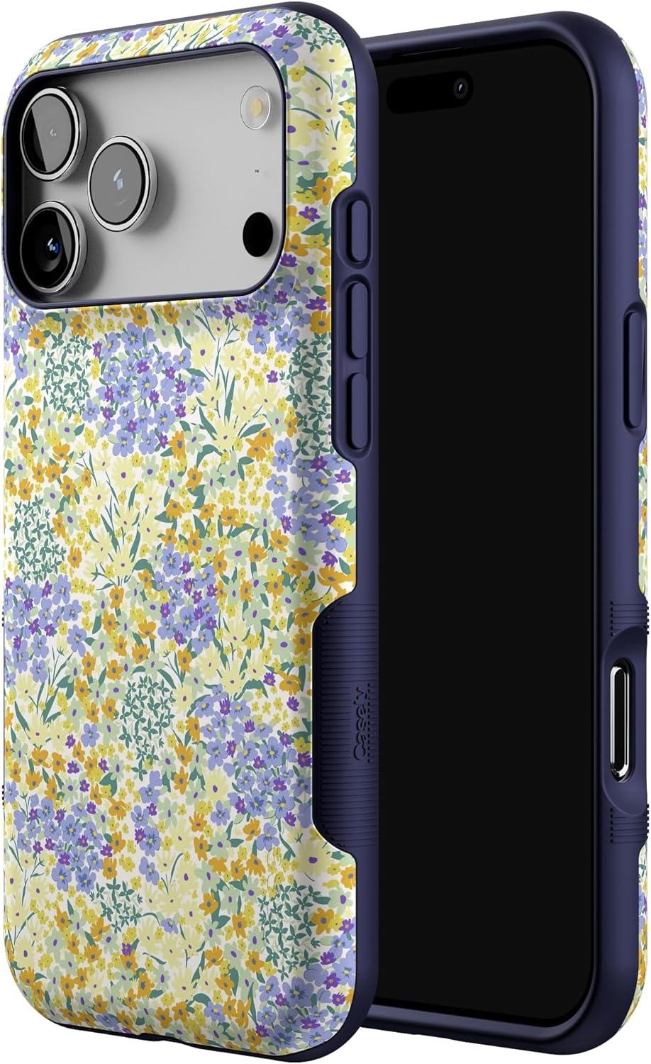 imageCasely iPhone 17 Pro Max Case  Be Mine  Tiny Hearts  Compatible with MagSafe  Bold Protective DesignDream Garden  Cottagecore