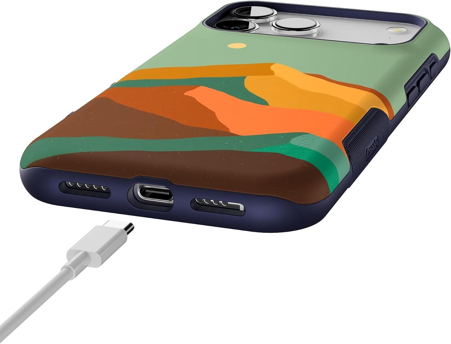 imageCasely iPhone 17 Pro Max Case  Be Mine  Tiny Hearts  Compatible with MagSafe  Bold Protective DesignEndless Peaks  Colorblock Mountain