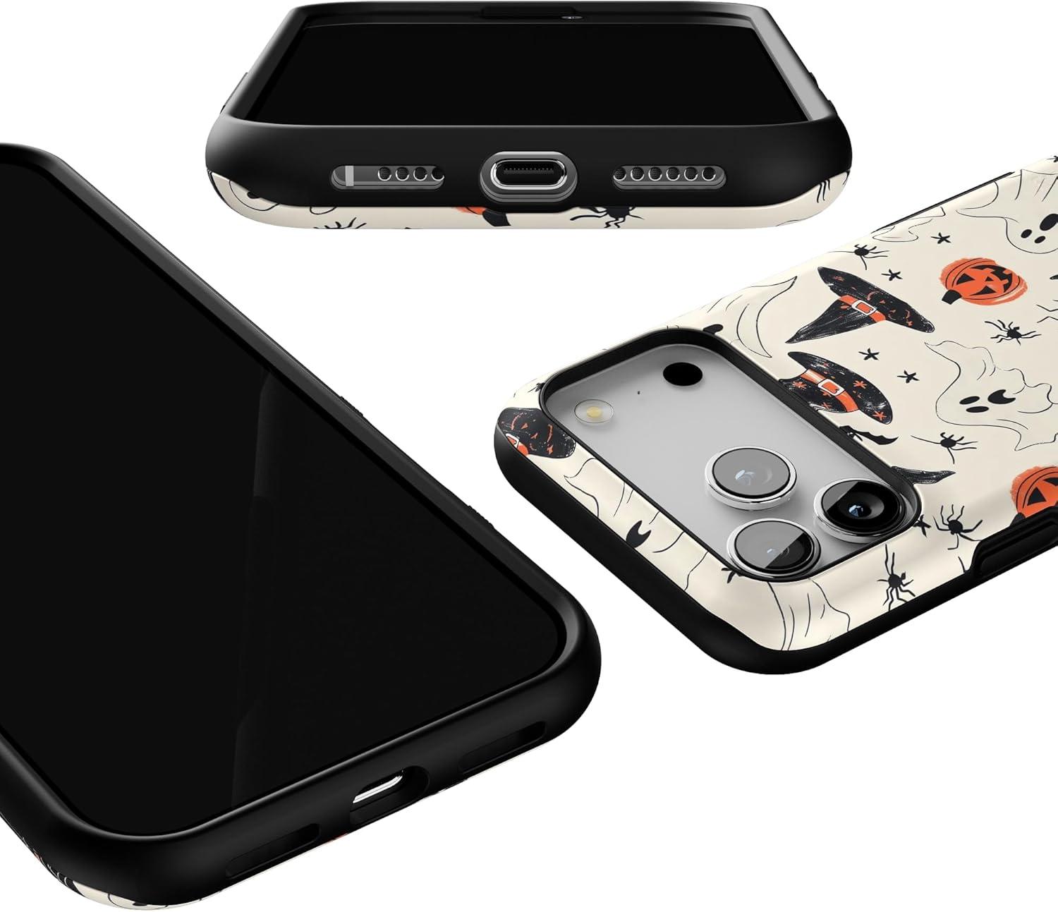 imageCasely iPhone 17 Pro Max Case  Be Mine  Tiny Hearts  Compatible with MagSafe  Bold Protective DesignFeeling Witchy  Haunted Halloween