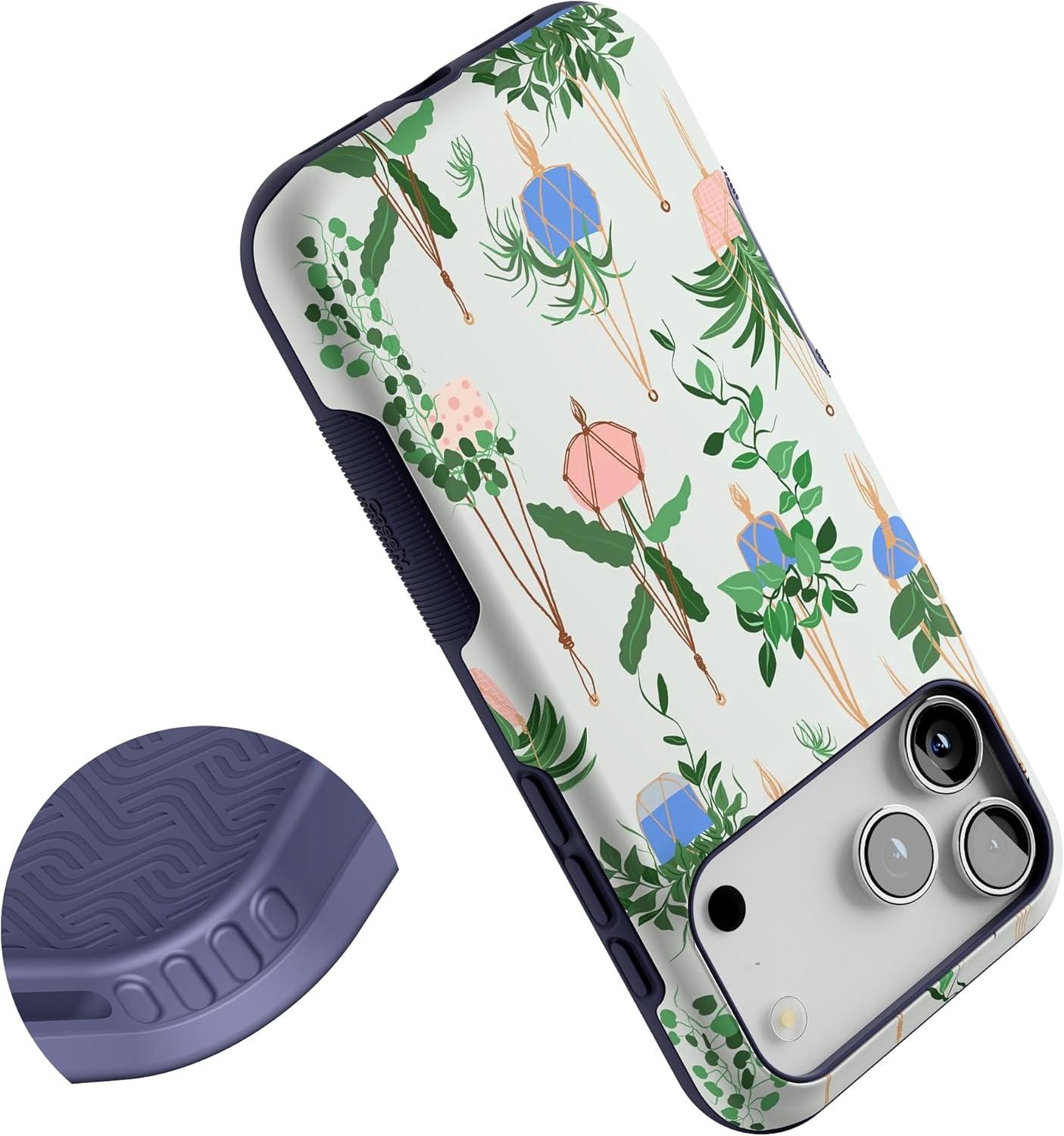 imageCasely iPhone 17 Pro Max Case  Be Mine  Tiny Hearts  Compatible with MagSafe  Bold Protective DesignHanging Around  Potted Plants Floral