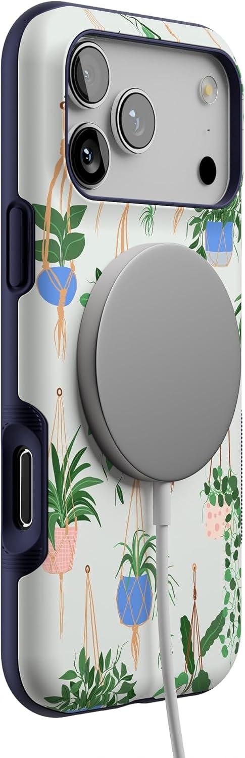 imageCasely iPhone 17 Pro Max Case  Be Mine  Tiny Hearts  Compatible with MagSafe  Bold Protective DesignHanging Around  Potted Plants Floral