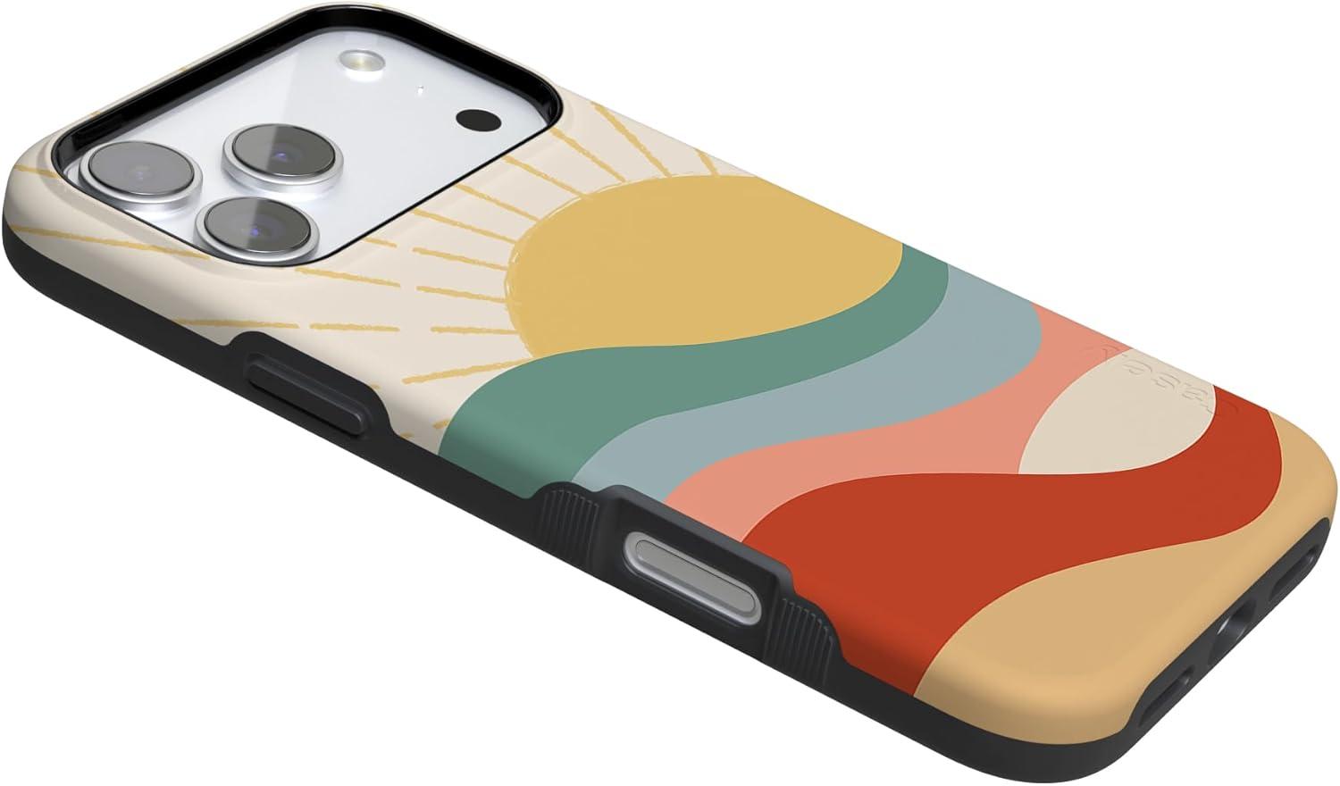 imageCasely iPhone 17 Pro Max Case  Be Mine  Tiny Hearts  Compatible with MagSafe  Bold Protective DesignHere Comes the Sun  Colorblock Sunset