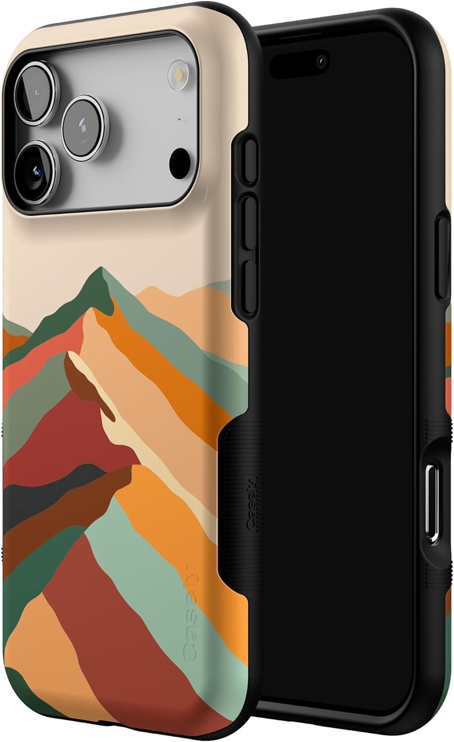 imageCasely iPhone 17 Pro Max Case  Be Mine  Tiny Hearts  Compatible with MagSafe  Bold Protective DesignMagic Mountain  Colorblock