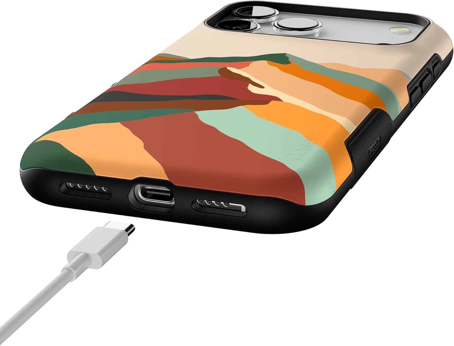 imageCasely iPhone 17 Pro Max Case  Be Mine  Tiny Hearts  Compatible with MagSafe  Bold Protective DesignMagic Mountain  Colorblock