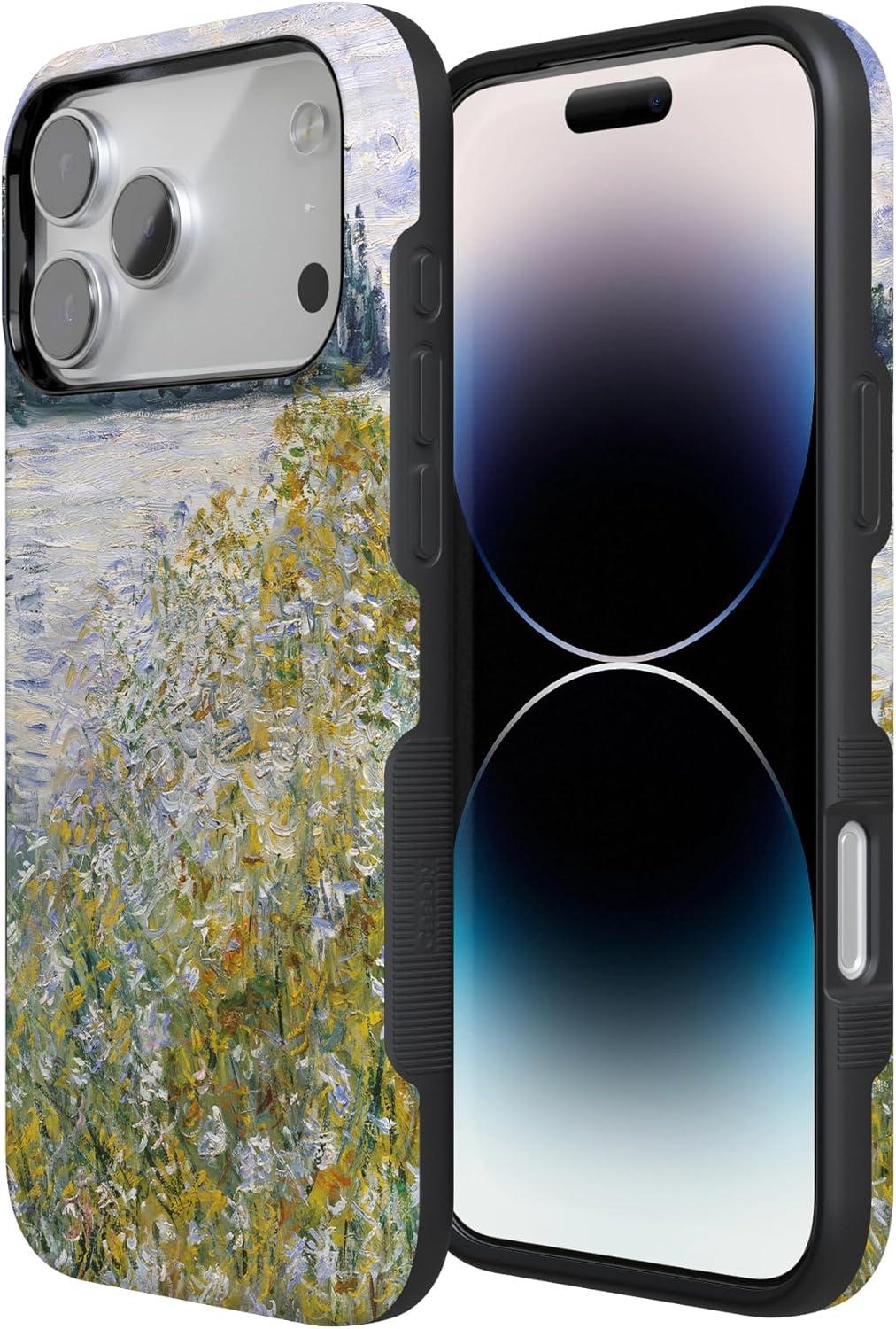 imageCasely iPhone 17 Pro Max Case  Be Mine  Tiny Hearts  Compatible with MagSafe  Bold Protective DesignMonets Summer Landscape  The Met Museum