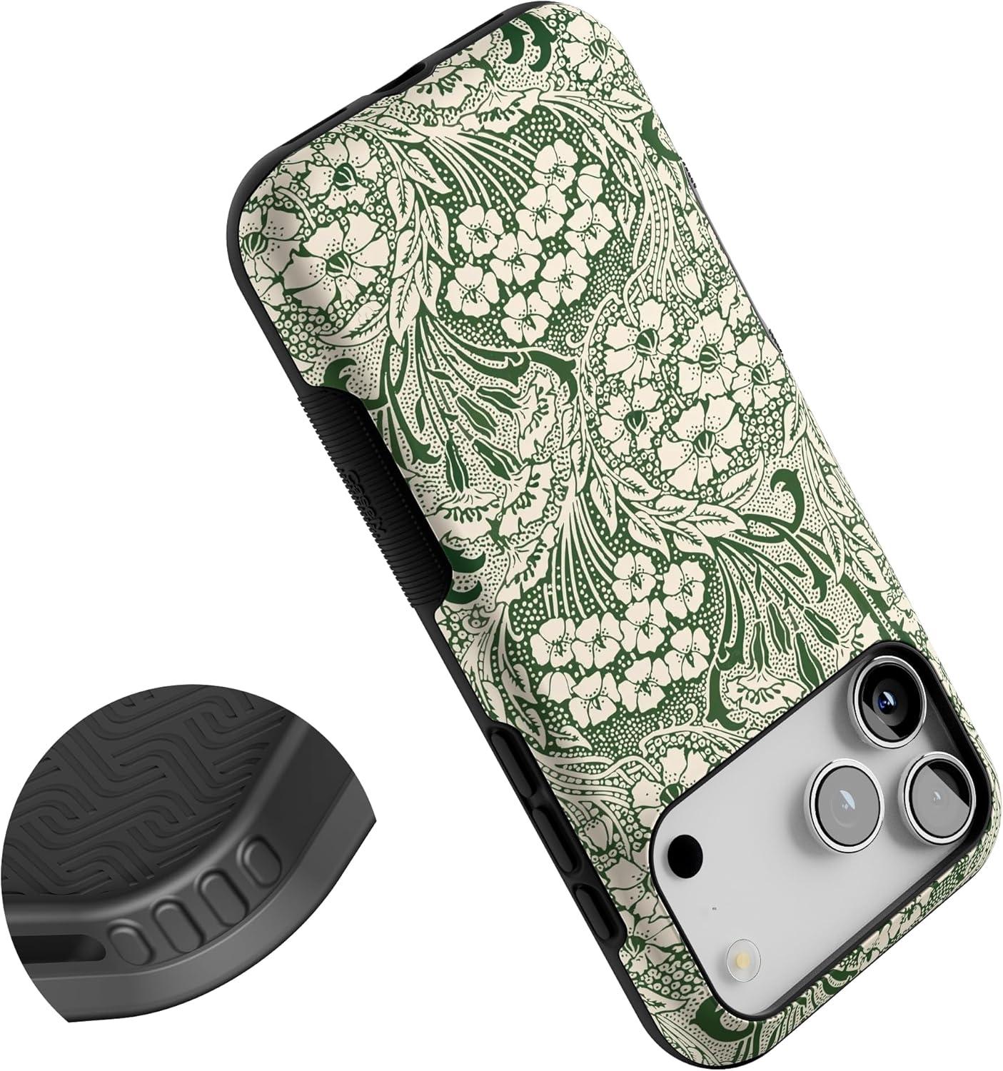 imageCasely iPhone 17 Pro Max Case  Be Mine  Tiny Hearts  Compatible with MagSafe  Bold Protective DesignMystic Meadow  Green Gardens