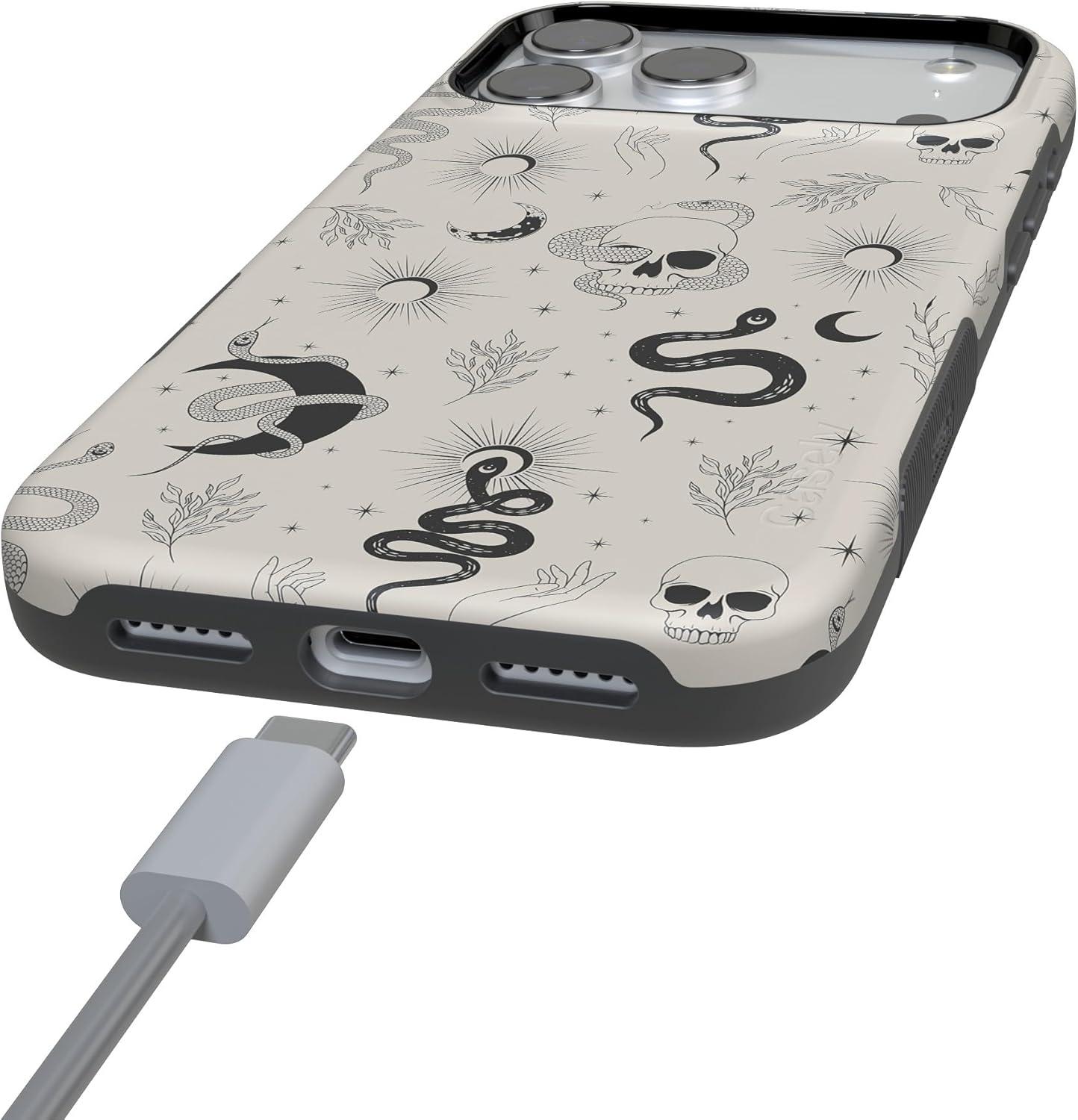 imageCasely iPhone 17 Pro Max Case  Be Mine  Tiny Hearts  Compatible with MagSafe  Bold Protective DesignNo Further Explanation  Snakes  Skulls