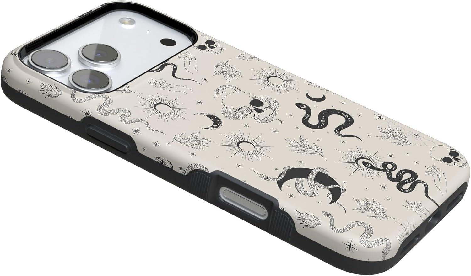 imageCasely iPhone 17 Pro Max Case  Be Mine  Tiny Hearts  Compatible with MagSafe  Bold Protective DesignNo Further Explanation  Snakes  Skulls