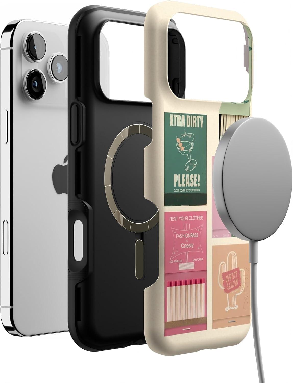 imageCasely iPhone 17 Pro Max Case  Be Mine  Tiny Hearts  Compatible with MagSafe  Bold Protective DesignPerfect Match  FashionPass x Casely