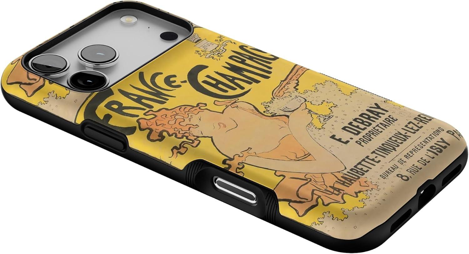 imageCasely iPhone 17 Pro Max Case  Be Mine  Tiny Hearts  Compatible with MagSafe  Bold Protective DesignVan Gogh  French Bubbly