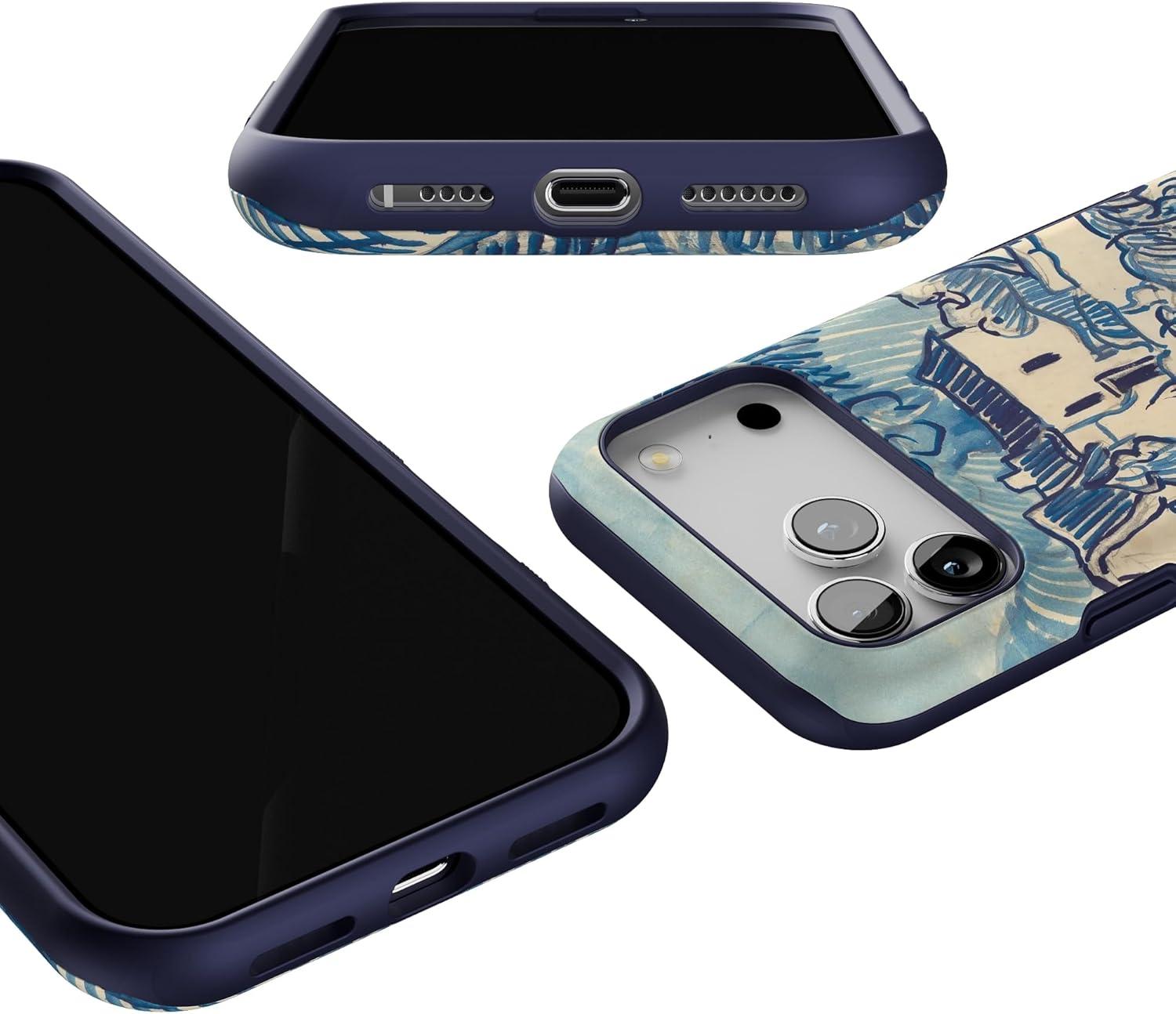 imageCasely iPhone 17 Pro Max Case  Be Mine  Tiny Hearts  Compatible with MagSafe  Bold Protective DesignVan Gogh  Landscape With Houses