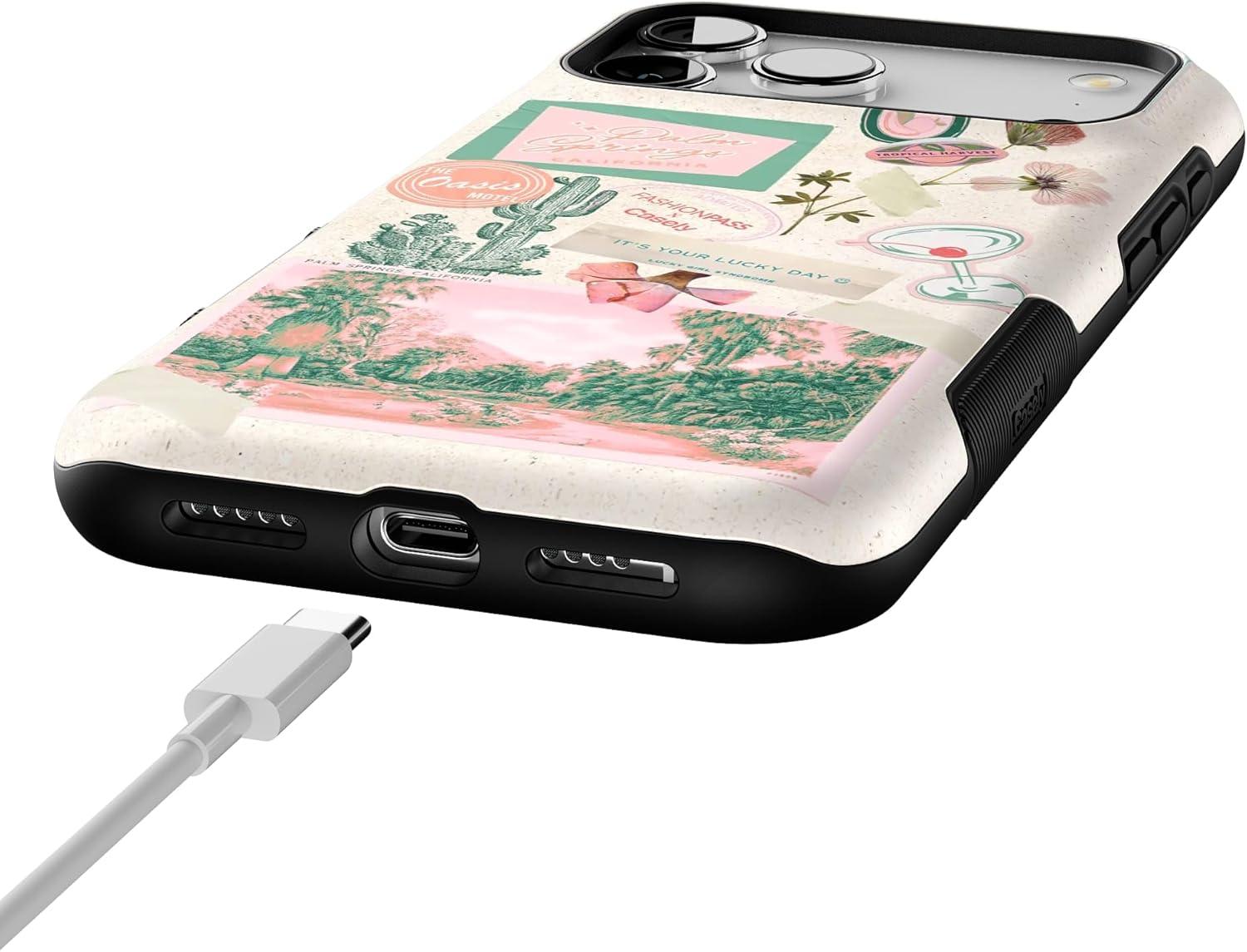 imageCasely iPhone 17 Pro Max Case  Be Mine  Tiny Hearts  Compatible with MagSafe  Bold Protective DesignVintage Vacay  FashionPass x Casely