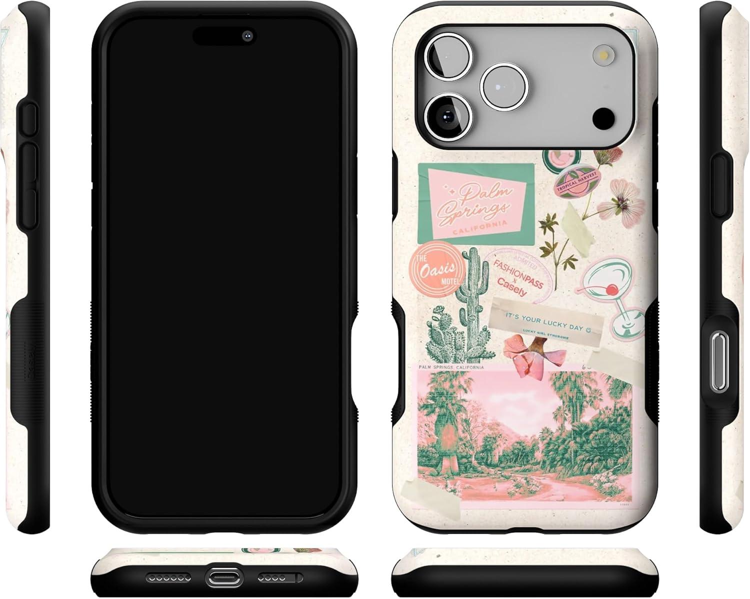 imageCasely iPhone 17 Pro Max Case  Be Mine  Tiny Hearts  Compatible with MagSafe  Bold Protective DesignVintage Vacay  FashionPass x Casely