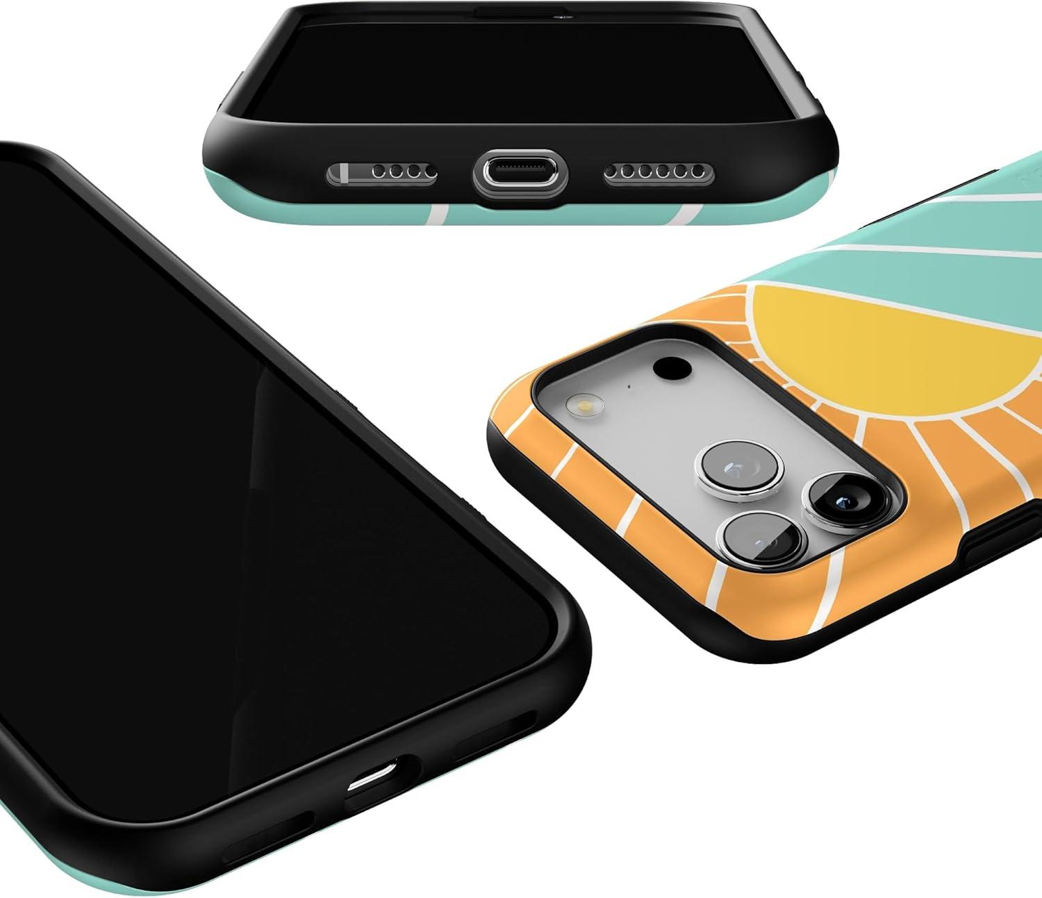 imageCasely iPhone 17 Pro Max Case  Be Mine  Tiny Hearts  Compatible with MagSafe  Bold Protective DesignWaves  Rays  Sunshine