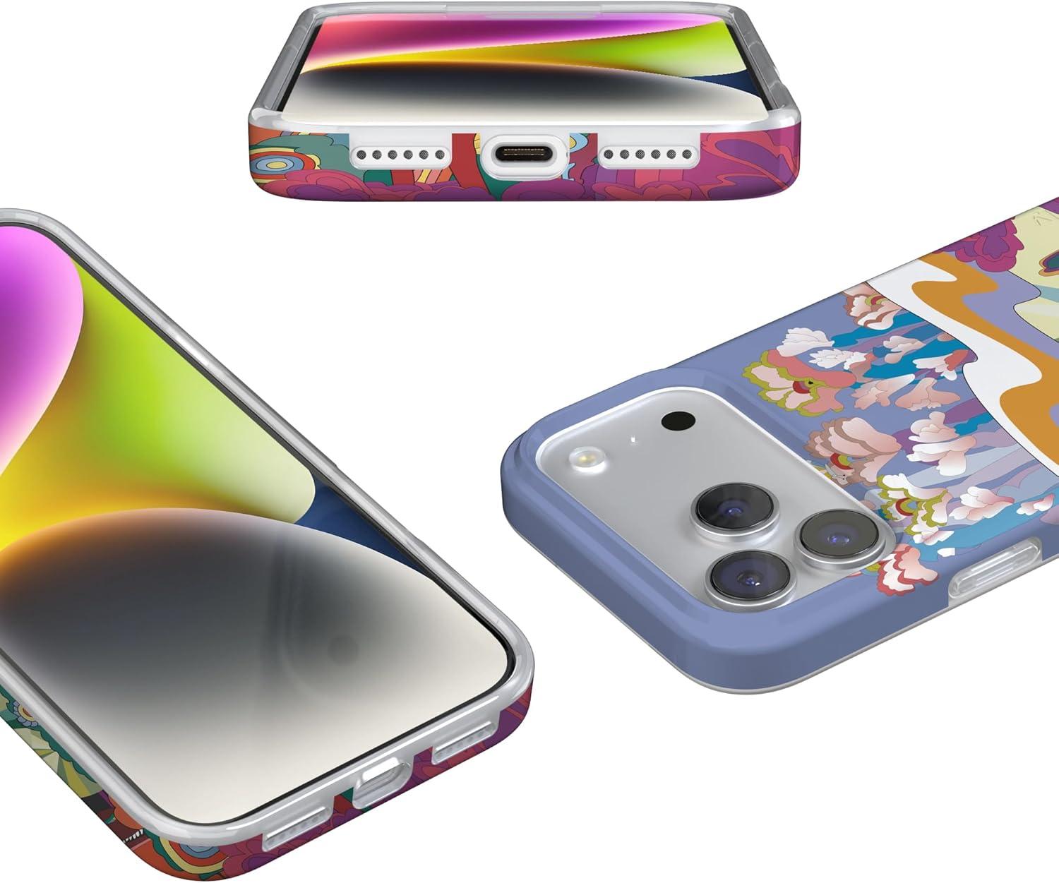 imageCasely iPhone 17 Pro Max Case  Field of Flowers  Pastel Floral  Compatible with MagSafe  Classic Ultra Slim DesignBeneath the Waves  The Beatles Yellow Sub