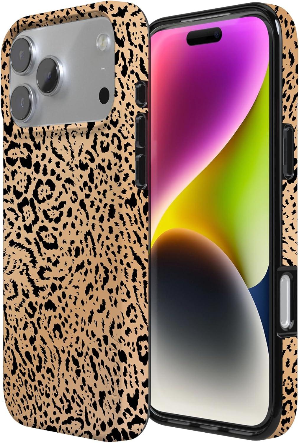 imageCasely iPhone 17 Pro Max Case  Field of Flowers  Pastel Floral  Compatible with MagSafe  Classic Ultra Slim DesignBorn to Be Wild  Jaguar Print