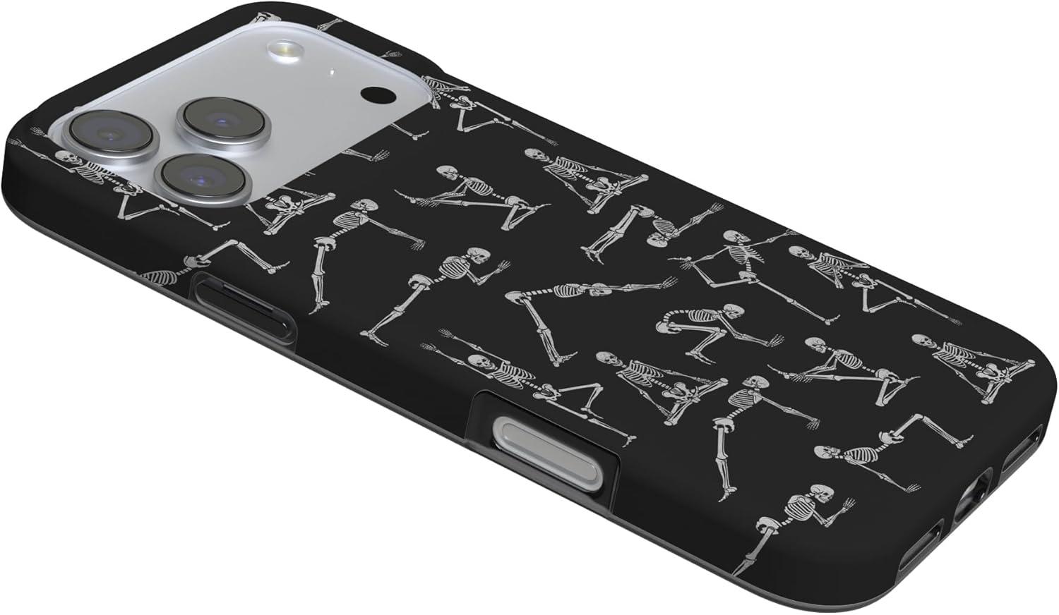 imageCasely iPhone 17 Pro Max Case  Field of Flowers  Pastel Floral  Compatible with MagSafe  Classic Ultra Slim DesignCorpse Pose  Skeleton Yoga