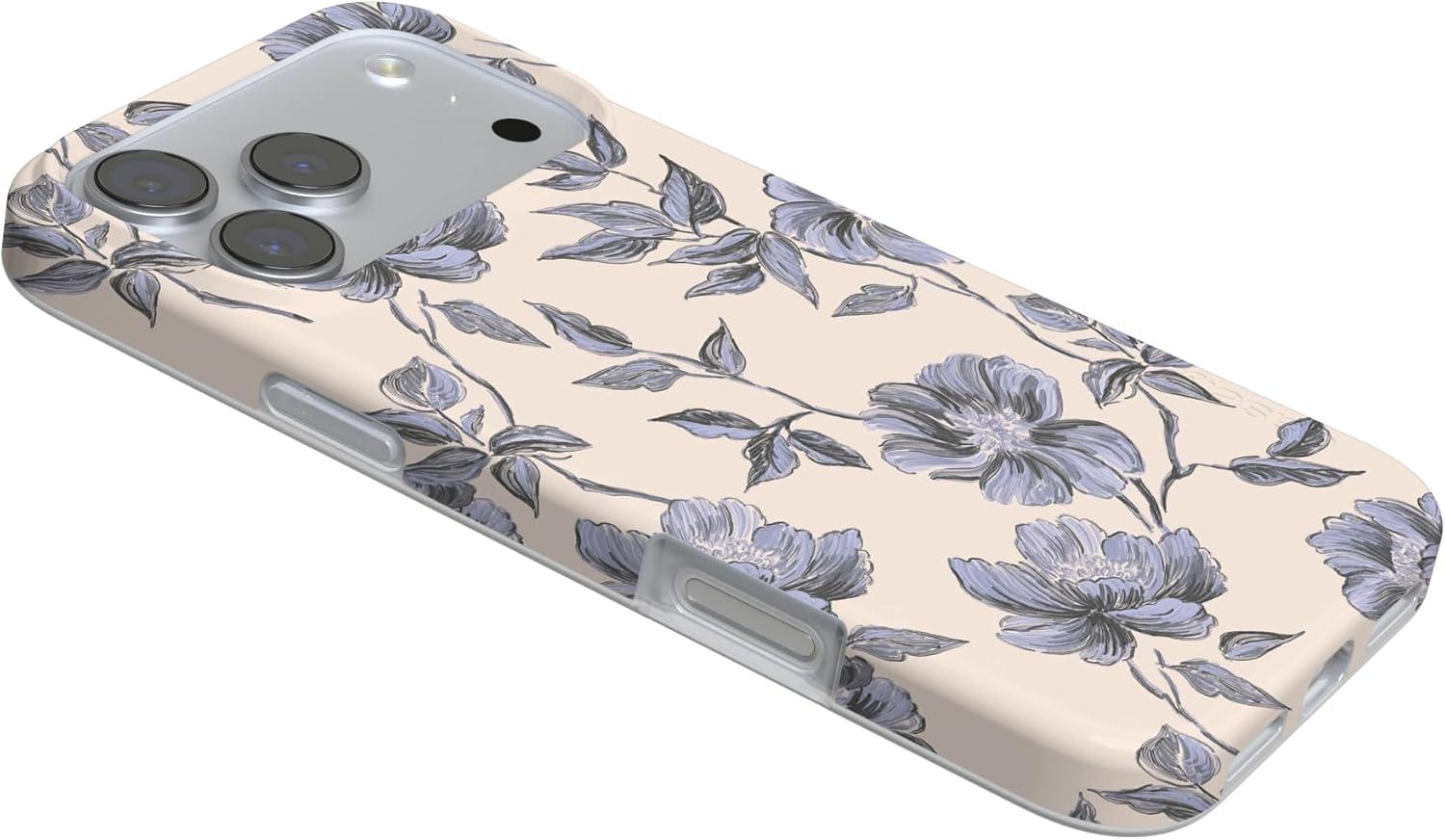 imageCasely iPhone 17 Pro Max Case  Field of Flowers  Pastel Floral  Compatible with MagSafe  Classic Ultra Slim DesignInk  Iris  Vintage Floral