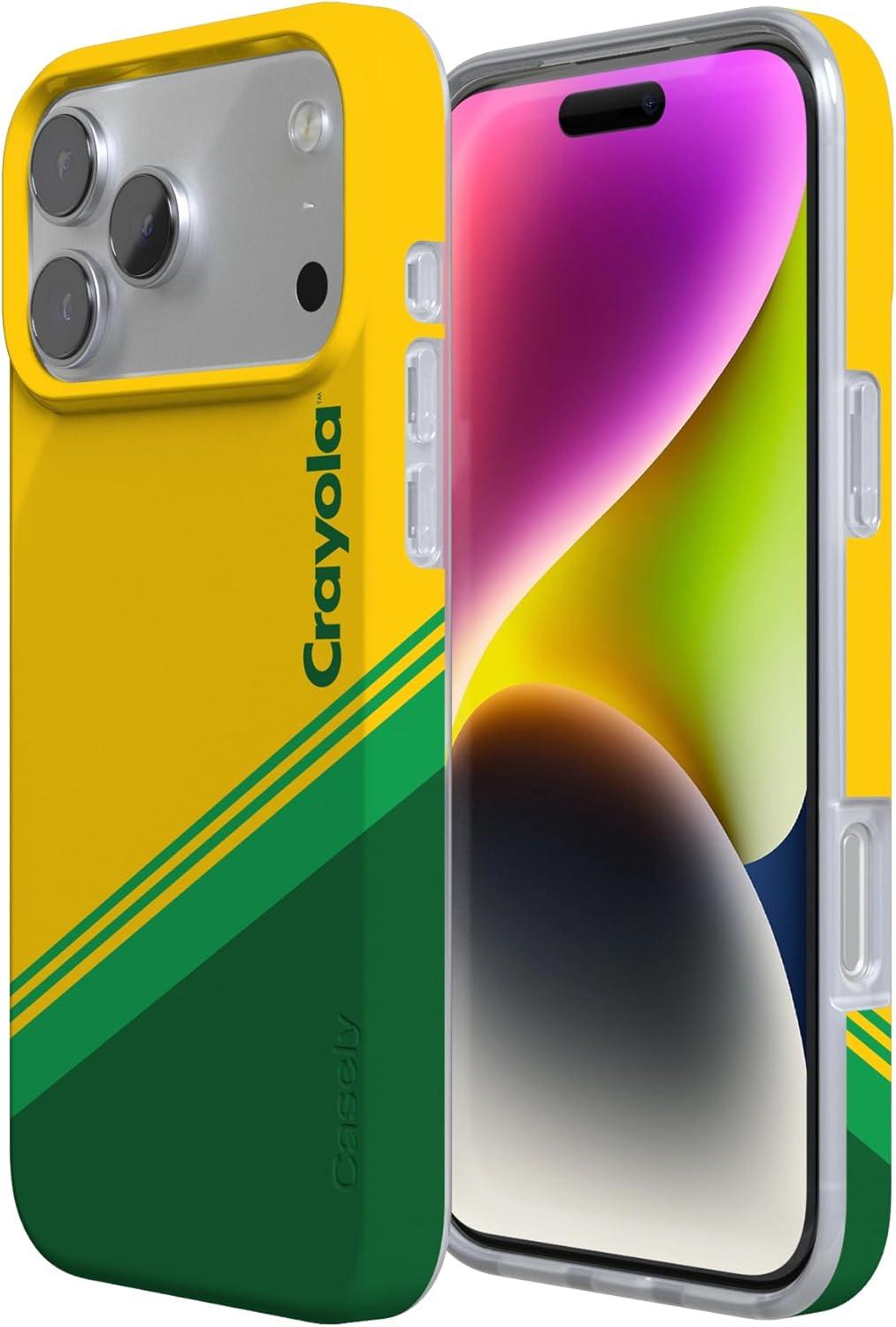 imageCasely iPhone 17 Pro Max Case  Field of Flowers  Pastel Floral  Compatible with MagSafe  Classic Ultra Slim DesignKeep It Classic  Crayola Crayon Box