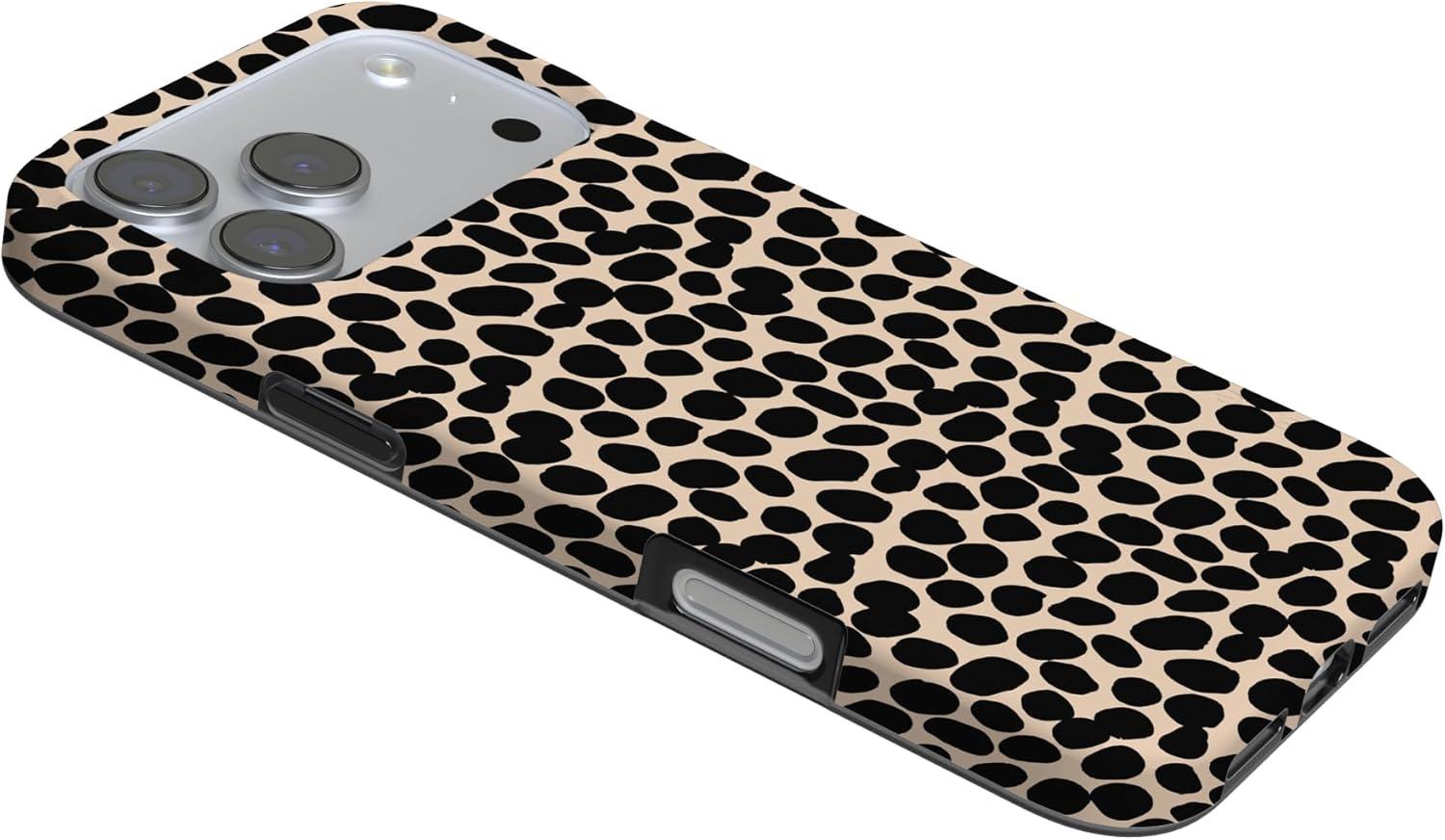 imageCasely iPhone 17 Pro Max Case  Field of Flowers  Pastel Floral  Compatible with MagSafe  Classic Ultra Slim DesignLost in Spots  Cheetah Print