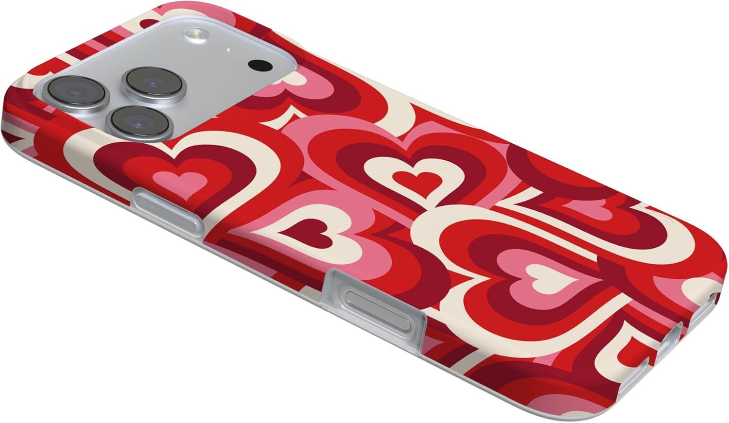 imageCasely iPhone 17 Pro Max Case  Field of Flowers  Pastel Floral  Compatible with MagSafe  Classic Ultra Slim DesignLove Song Remix  Ombre Hearts